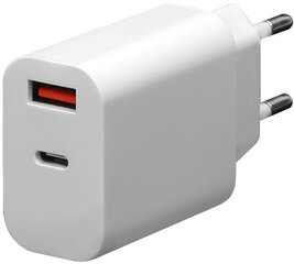 Platinet зарядное устройствоUSB/USB-C 30W (PLCUPD30W) цена и информация | Зарядные устройства для телефонов | hansapost.ee