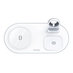 Wireless Charger Mcdodo CH-7062 3 in 1 15W (mobile|TWS|Apple watch) (white) цена и информация | Зарядные устройства для телефонов | hansapost.ee