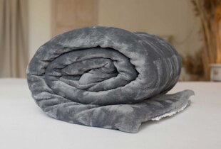 Pleed Sherpa Dark Grey, 150x200 cm hind ja info | Pleedid, voodikatted ja päevatekid | hansapost.ee