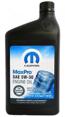 Моторное масло Mopar MaxPro 5W30, 1 л цена и информация | Моторные масла | hansapost.ee