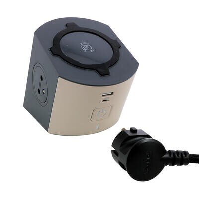 Legrand Pikenduskaabel 2x2P + Z induktsioon + USB A / C цена и информация | Pikendusjuhtmed | hansapost.ee