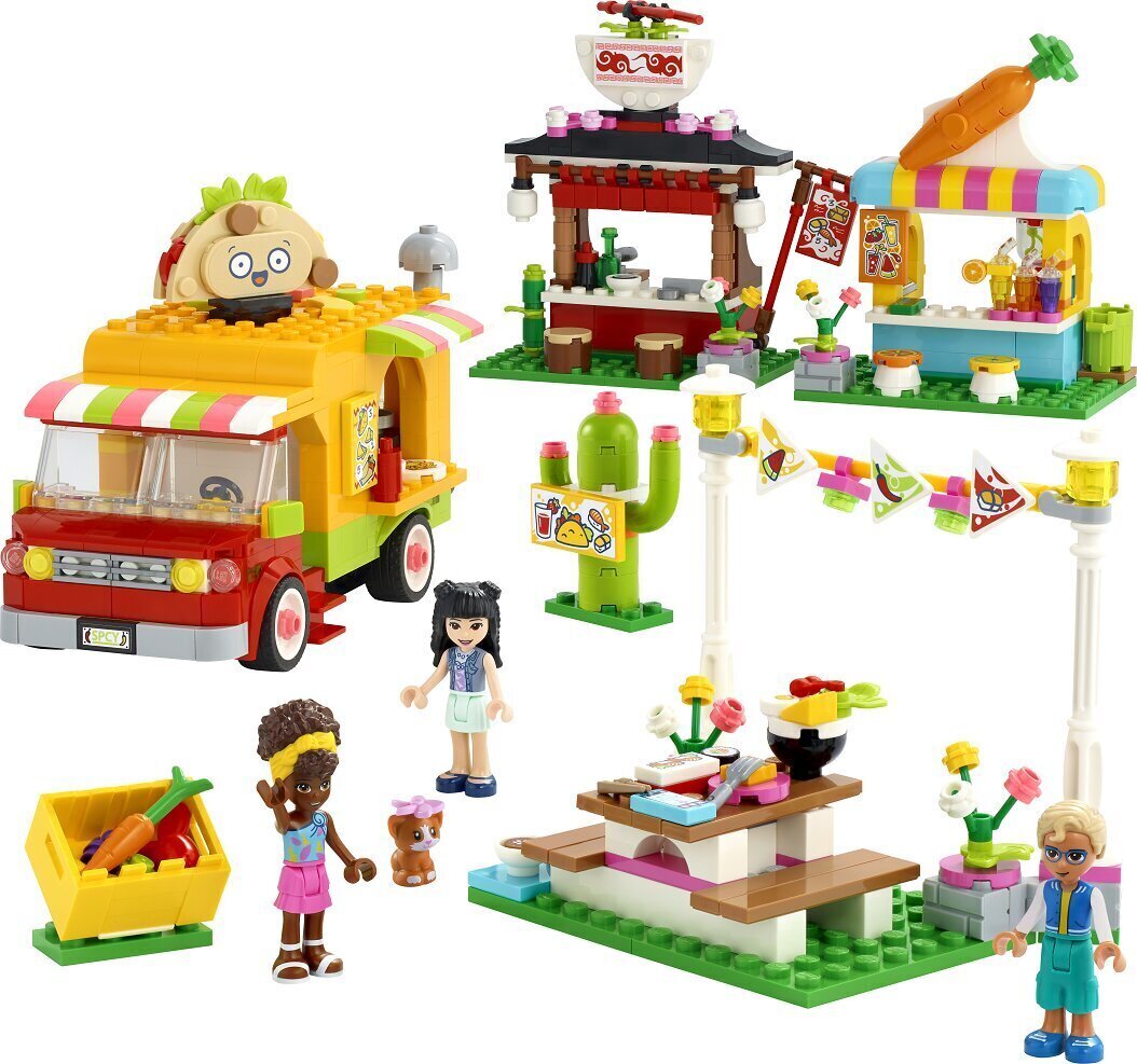 41701 LEGO® Friends Tänavatoidu turg hind ja info | Klotsid ja konstruktorid | hansapost.ee