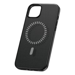 Phone Case for iPhone 15 ProMax Baseus Fauxther Series (Black) цена и информация | Чехлы для телефонов | hansapost.ee