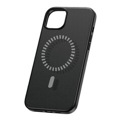 Phone Case for iPhone 15 ProMax Baseus Fauxther Series (Black) цена и информация | Чехлы для телефонов | hansapost.ee