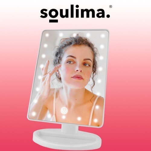 LED peegel Soulima цена и информация | Kosmeetikakotid ja meigipeeglid | hansapost.ee