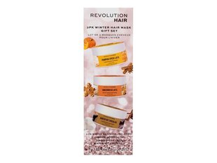 Набор масок для волос Revolution Haircare Winter Hair Mask Gift Set, 50 мл, 3 шт. цена и информация | Revolution Hair Care London Духи, косметика | hansapost.ee