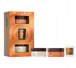 Kosmeetikakomplekt Nuxe Honey Lover Dry Skin Body Care: kehakoorija, 175 ml + kehapalsam, 200 ml + küünal, 70 g цена и информация | Кремы, лосьоны для тела | hansapost.ee