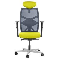 Офисное кресло Wood Garden Carmen Fredo, желтый/серый цвет цена и информация | Офисные кресла | hansapost.ee