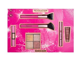 Набор декоративной косметики Makeup Revolution Blush & Glow Gift Set, 9,6 г цена и информация | Бронзеры (бронзаторы), румяна | hansapost.ee