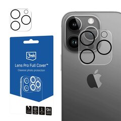 Apple iPhone 12 Pro - 3mk Lens Pro Full Cover цена и информация | Защитные пленки для телефонов | hansapost.ee