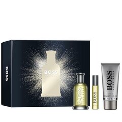 Komplekt Hugo Boss Bottled meestele: tualettvesi EDT, 100 ml + tualettvesi EDT, 10 ml + dušigeel, 100 ml hind ja info | Parfüümid meestele | hansapost.ee