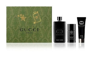 Komplekt Guilty Pour Homme meestele: parfüümvesi EDP, 90 ml + dušigeel, 50 ml + deodorant, 75 ml hind ja info | Gucci Parfüümid, lõhnad ja kosmeetika | hansapost.ee