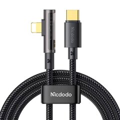 Mcdodo CA-3391 USB-C to Lightning Prism 90 degree cable, 1.8m (black) цена и информация | Кабели и провода | hansapost.ee