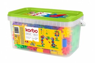 Базовые блоки Korbo, 180 элементов цена и информация | Конструкторы и кубики | hansapost.ee