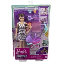 Тележка для няни и шкипера Barbie Doll и детский набор цена и информация | Игрушки для девочек | hansapost.ee