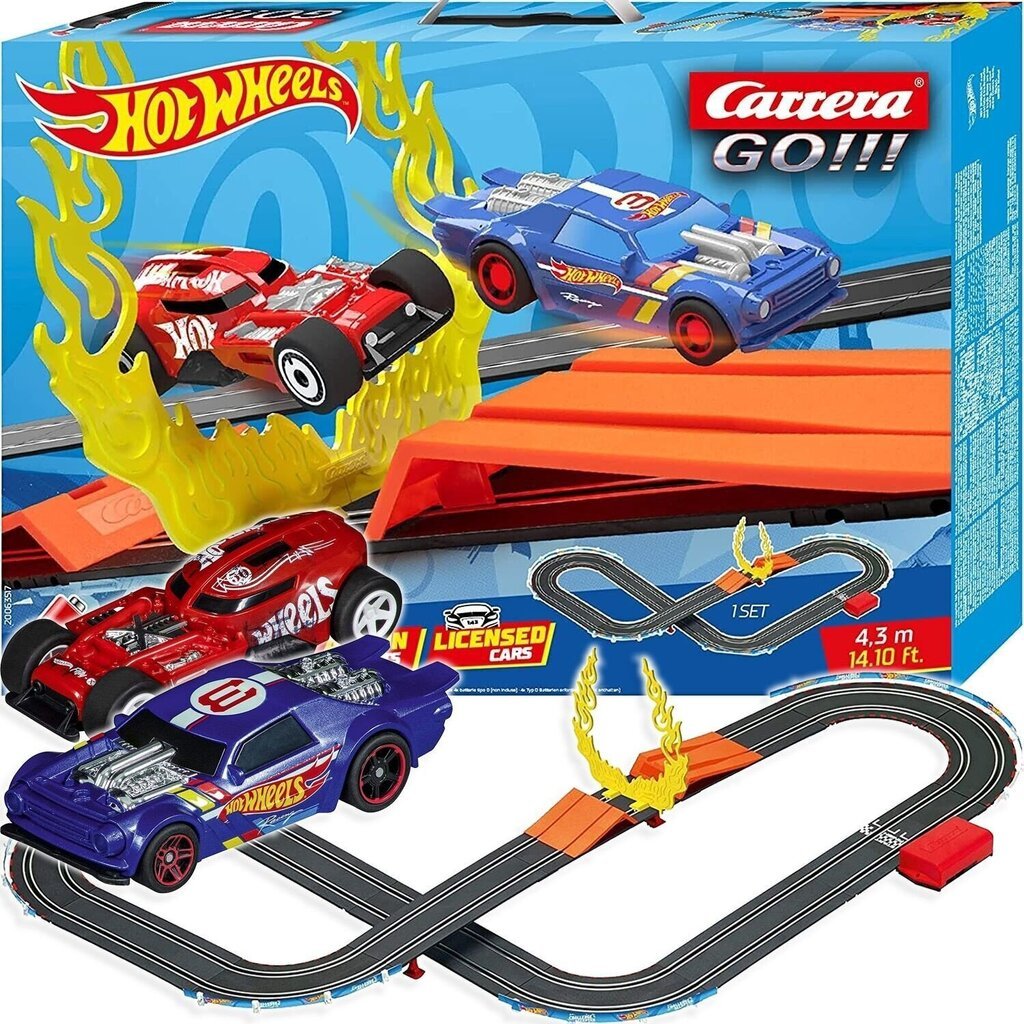 Võistlusrada Hot Wheels Carrera Go цена и информация | Mänguasjad poistele | hansapost.ee