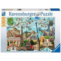 Pusle Ravensburger Big City Collage, 5000-osaline hind ja info | Pusled lastele ja täiskasvanutele | hansapost.ee