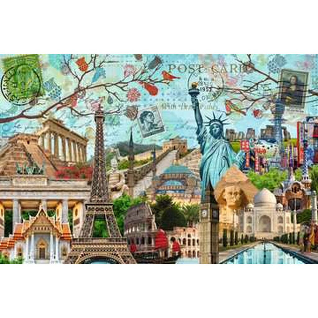 Pusle Ravensburger Big City Collage, 5000-osaline цена и информация | Pusled lastele ja täiskasvanutele | hansapost.ee