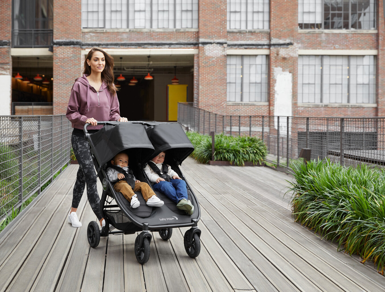 Kaksikute jalutuskäru Baby Jogger Citi Mini GT2, Slate цена и информация | Vankrid, jalutuskärud | hansapost.ee