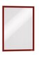 Liimitav kahepoolne magnetiline raam Durable, A3, punane, 2tk hind ja info | Kirjatarvikud | hansapost.ee