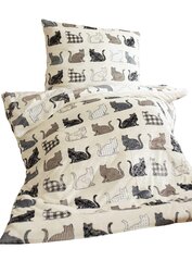 Комплект постельного белья Jerry Fabrics Cats, 140х200, 2 части цена и информация | Комплекты постельного белья | hansapost.ee