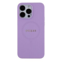 Guess GUHMP15XPSAHMCU iPhone 15 Pro Max 6.7" fioletowy|purple hardcase Saffiano MagSafe цена и информация | Чехлы для телефонов | hansapost.ee