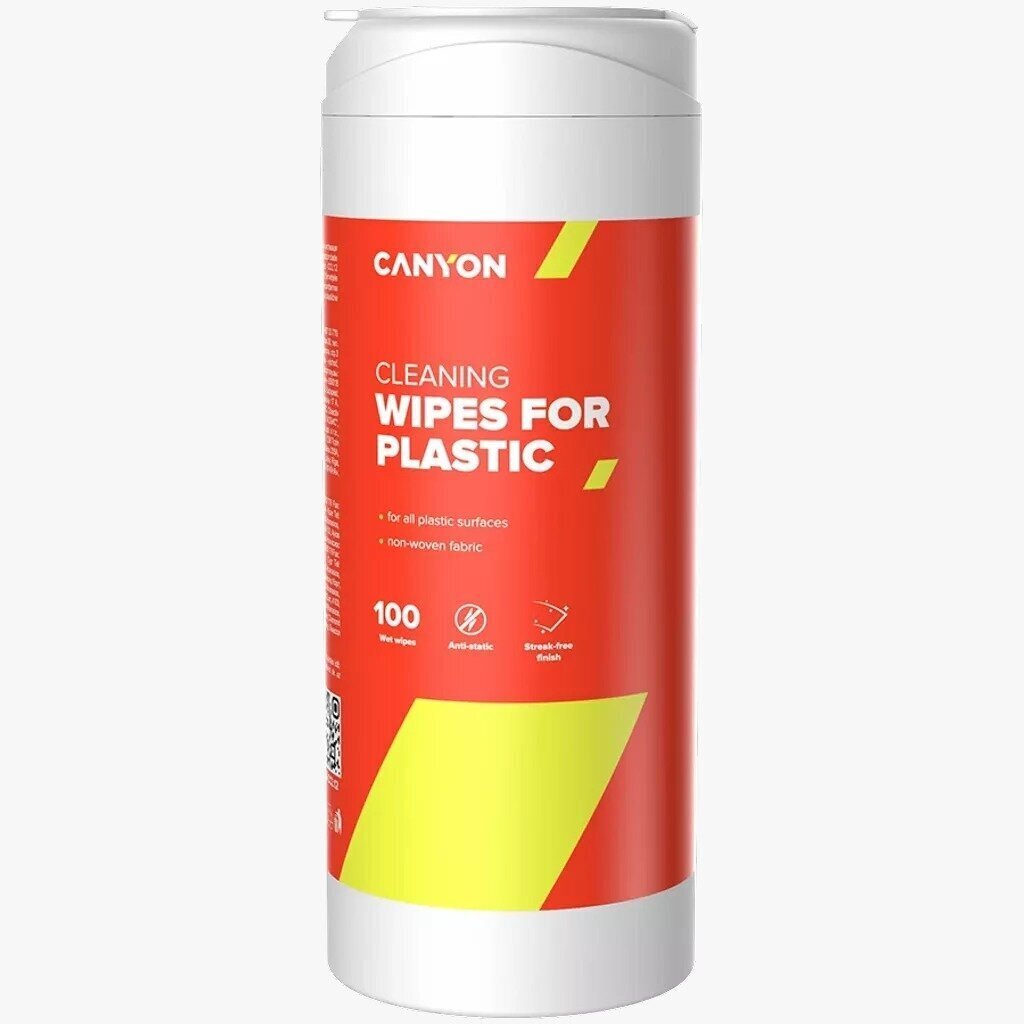 Cleaning wipes for plastic surfaces Canyon CCL12 цена и информация | Puhastustarvikud | hansapost.ee