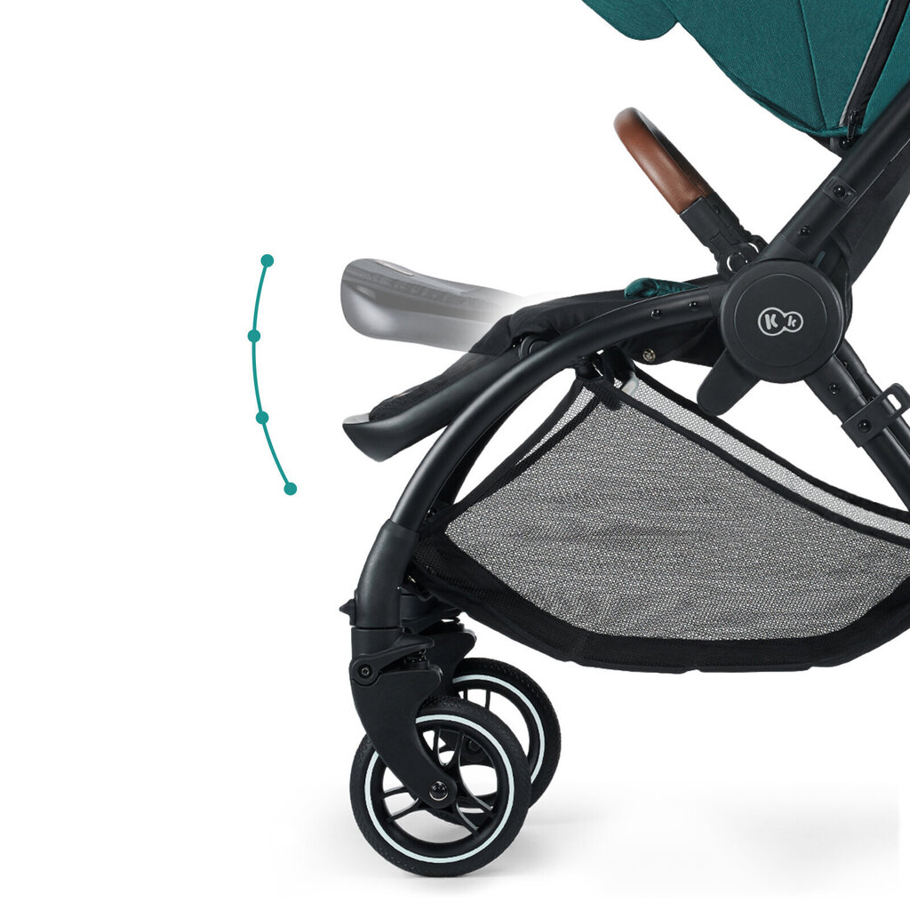 Universaalne käru Kinderkraft Evolution Cocoon 2in1, Midnight Green цена и информация | Vankrid, jalutuskärud | hansapost.ee