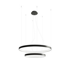 Chandelier RIO 2 55/78 black 3000K THORO TH.137 цена и информация | Люстры | hansapost.ee