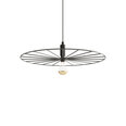 Pendant lamp SIRKEL 60 black THORO TH.146