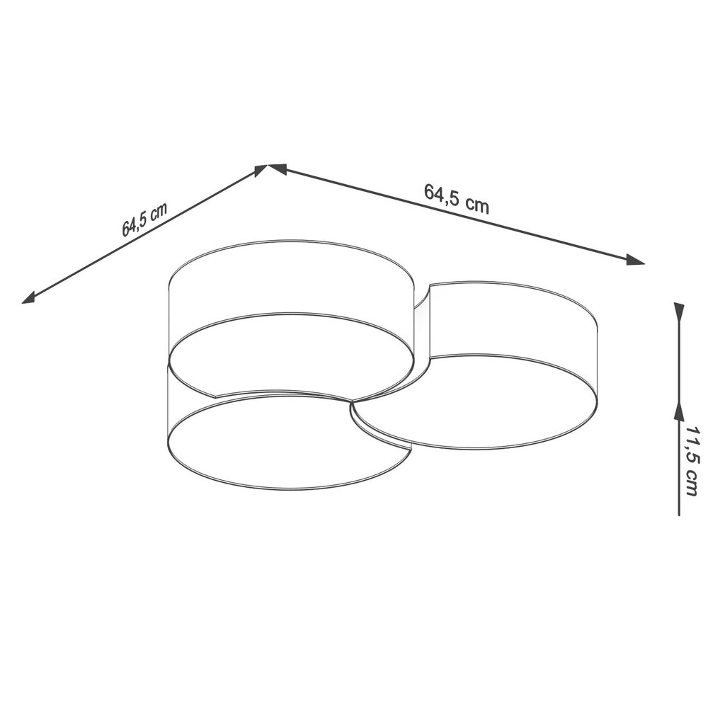 Sollux Lighting laevalgustid Circle hind ja info | Laelambid | hansapost.ee