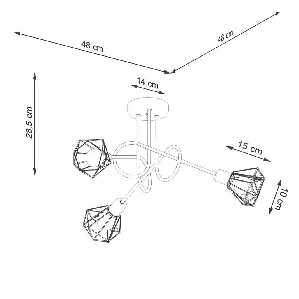 Sollux laelamp Artemis hind ja info | Laelambid | hansapost.ee