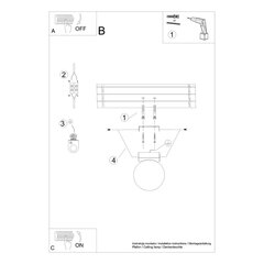 Sollux laelamp Yoli hind ja info | Laelambid | hansapost.ee