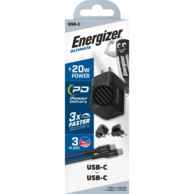 Energizer A20MUC hind ja info | Laadijad mobiiltelefonidele | hansapost.ee