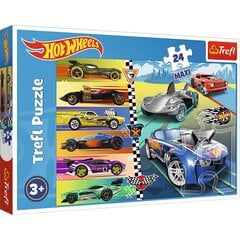 Pusle 24 Maxi Hot Wheels 40739 hind ja info | Pusled lastele ja täiskasvanutele | hansapost.ee