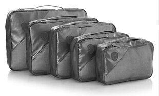 Heys Metallic kottide komplekt, 5 tk hind ja info | Hoiukastid ja korvid | hansapost.ee