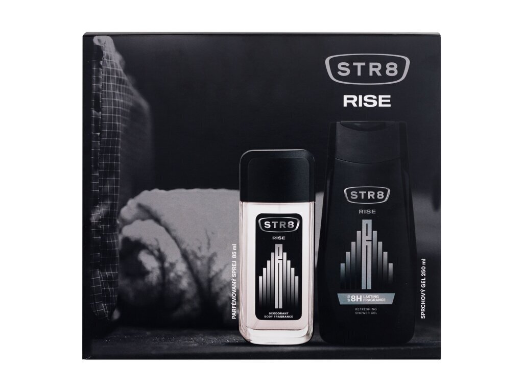 Kosmeetikakomplekt STR8 Rise meestele: lõhnastatud deodorant, 75 ml + dušigeel, 250 ml цена и информация | Dušigeelid, õlid | hansapost.ee