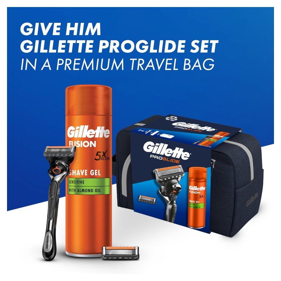 Reisikomplekt Gillette ProGlide hind ja info | Raseerimisvahendid | hansapost.ee