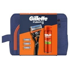 Kinkekomplekt meestele Gillette Fusion цена и информация | Косметика и средства для бритья | hansapost.ee