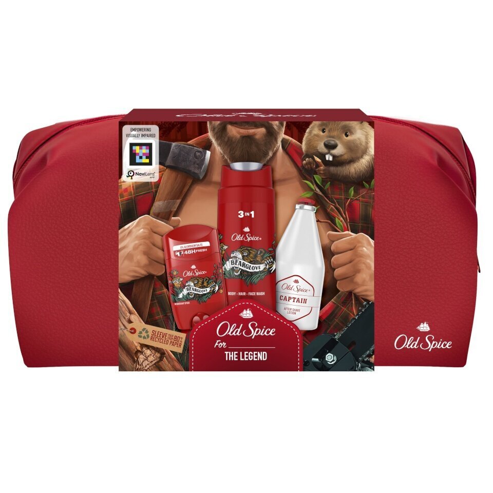 Kinkekomplekt meestele Old Spice Lumberjack цена и информация | Raseerimisvahendid | hansapost.ee