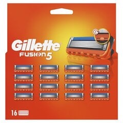 Raseerimispead Gillette Fusion 5, 16 tk. цена и информация | Косметика и средства для бритья | hansapost.ee