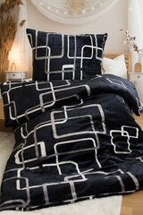 Voodipesukomplekt Jerry Fabrics Black and White Checks, 140x200, 2-osaline hind ja info | Voodipesu | hansapost.ee