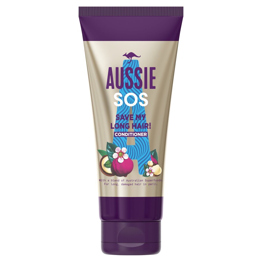 Palsam pikkadele ja kahjustatud juustele Aussie SOS Save My Lengths!, 200 ml hind ja info | Palsamid | hansapost.ee