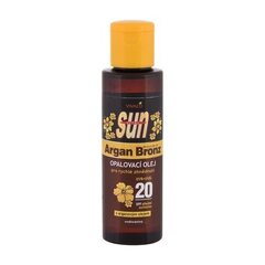 Päikesekreem Vivaco Sun Argan Bronz Suntan Oil SPF 20, 100ml цена и информация | Vivaco Косметика для тела | hansapost.ee