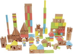 Набор деревянных кубиков Trefl O!Klocki, 142 д. цена и информация | Конструкторы и кубики | hansapost.ee
