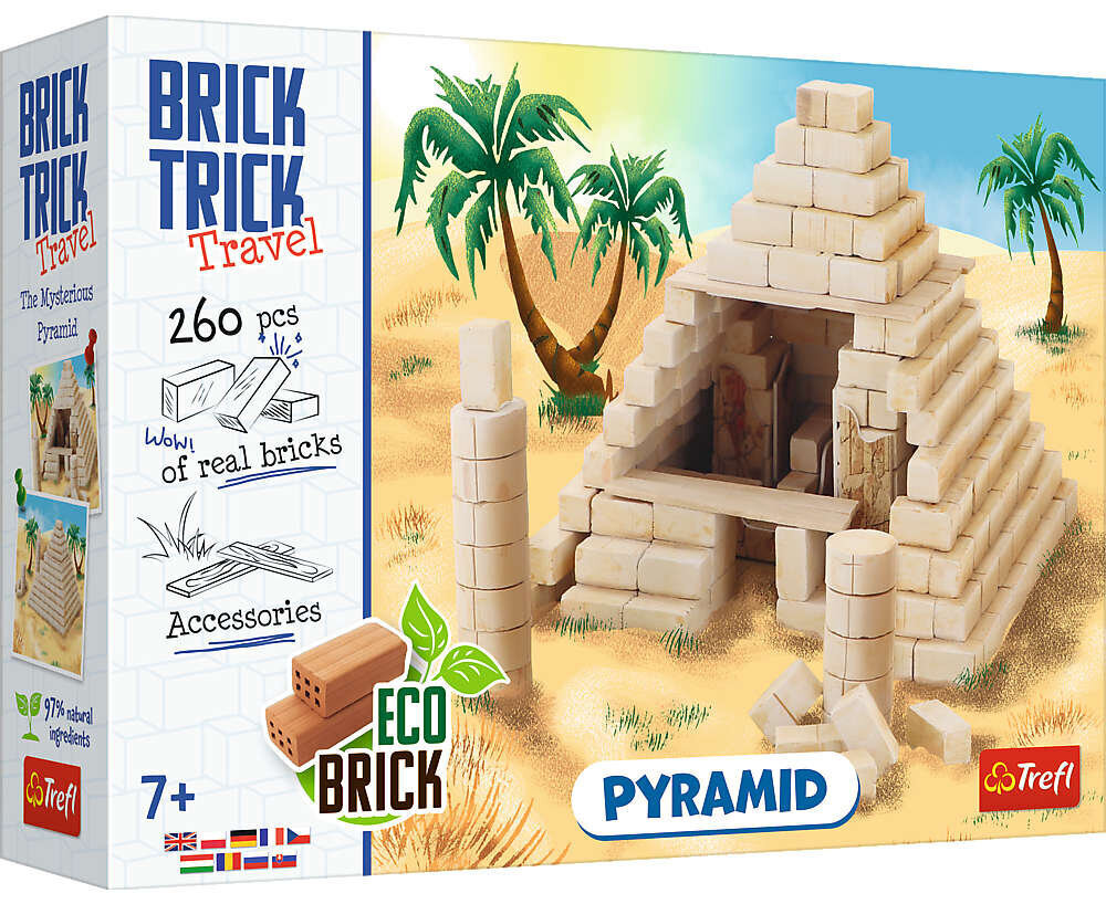 Klotside komplekt Trefl Brick Trick travel Püramiid hind ja info | Klotsid ja konstruktorid | hansapost.ee