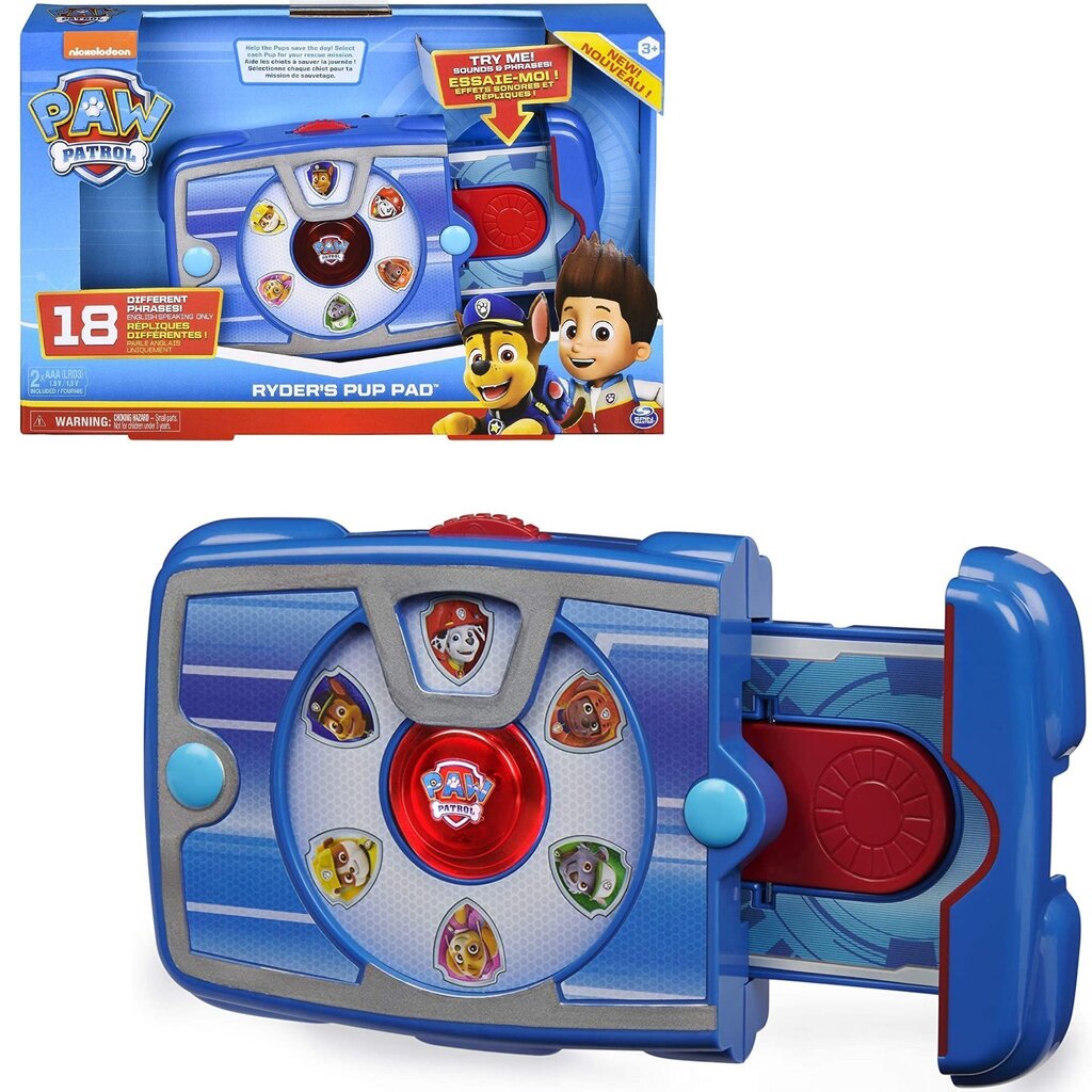 Interaktiivne tahvel Spin Master Paw Patrol (Käpapatrull) Ryder цена и информация | Arendavad laste mänguasjad | hansapost.ee