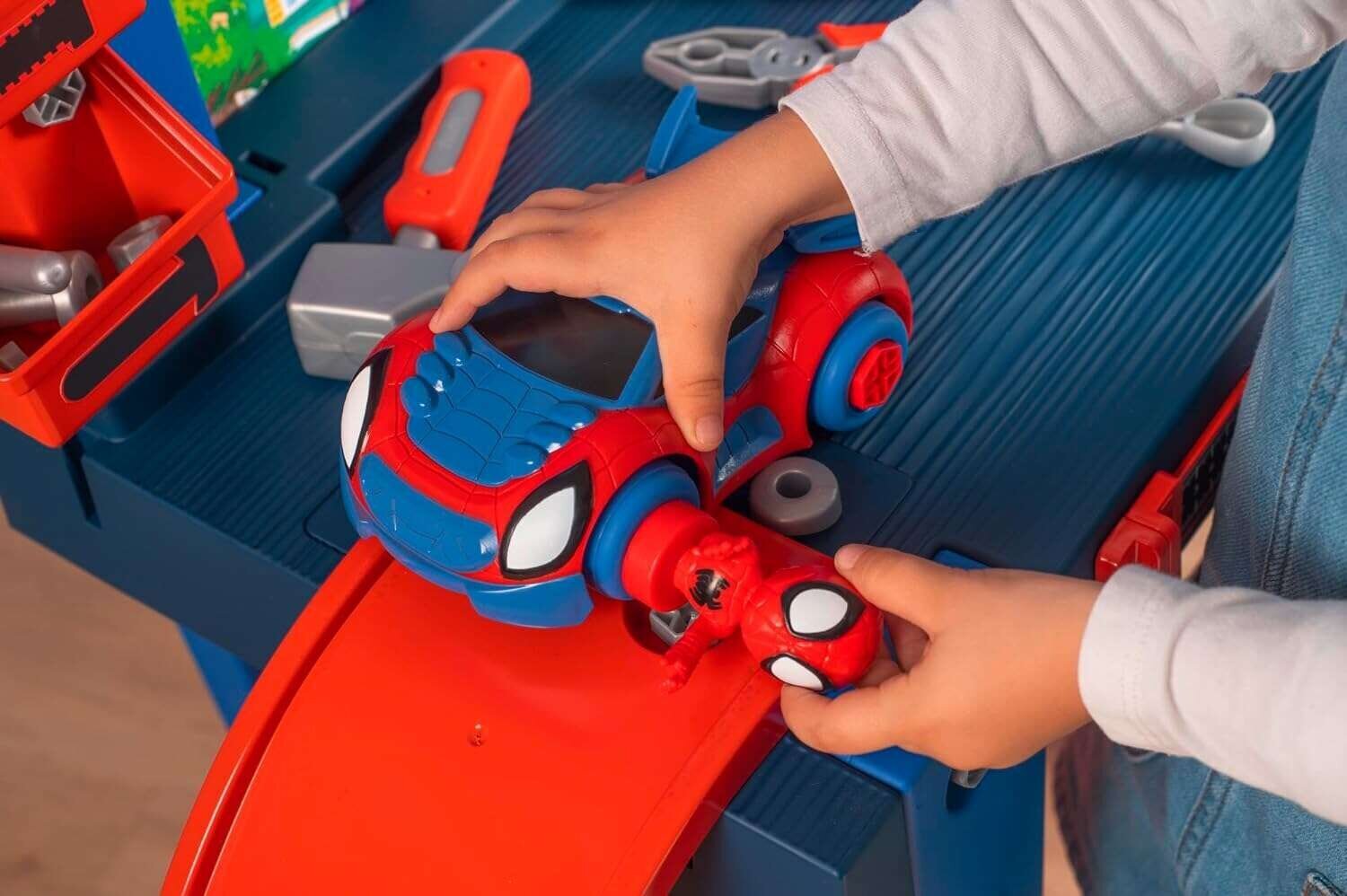 Töökoda lastele tööriistadega Spidey Bricolo ja Marvel Spiderman, 94 tk hind ja info | Mänguasjad poistele | hansapost.ee