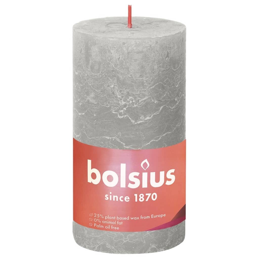 Bolsius sammasküünlad Shine 6 tk 130 x 68 mm liivahall цена и информация | Küünlad, küünlajalad | hansapost.ee