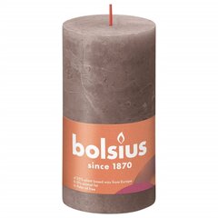 Bolsius sammasküünlad Shine 6 tk 130 x 68 mm pruunikashall hind ja info | Küünlad, küünlajalad | hansapost.ee